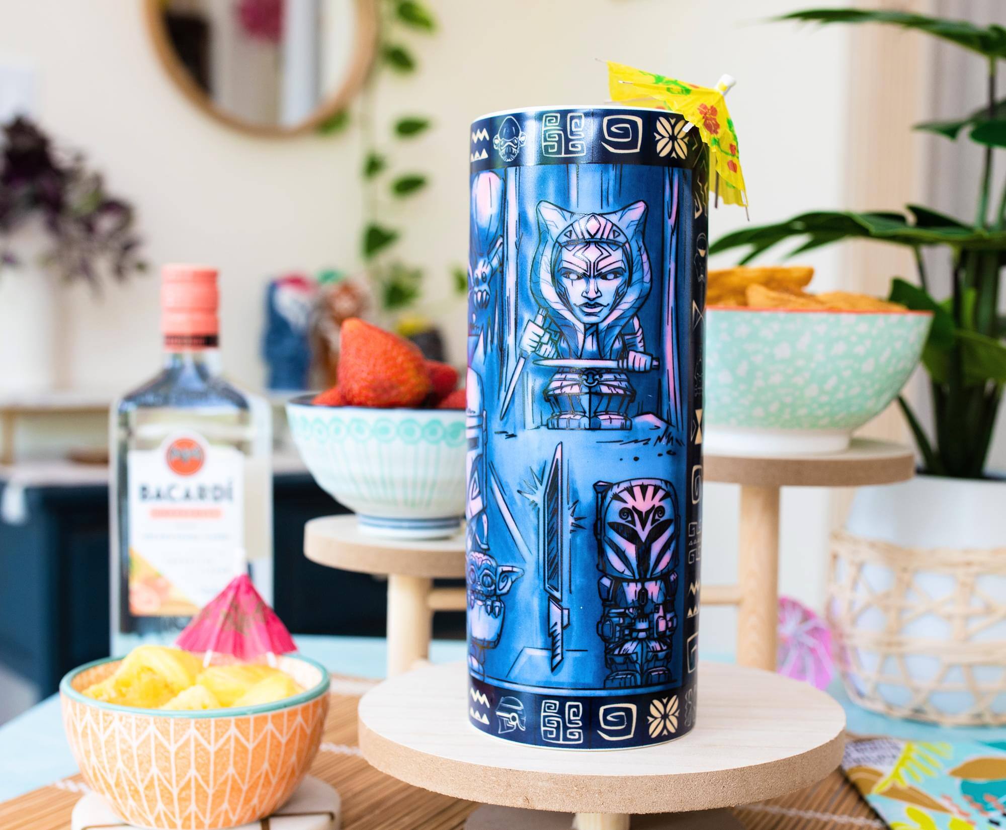 Alt View 3. Star Wars - Geeki Tikis Star Wars: The Mandalorian Season 2 Scenic Ceramic Mug | 24 Ounces - Blue.