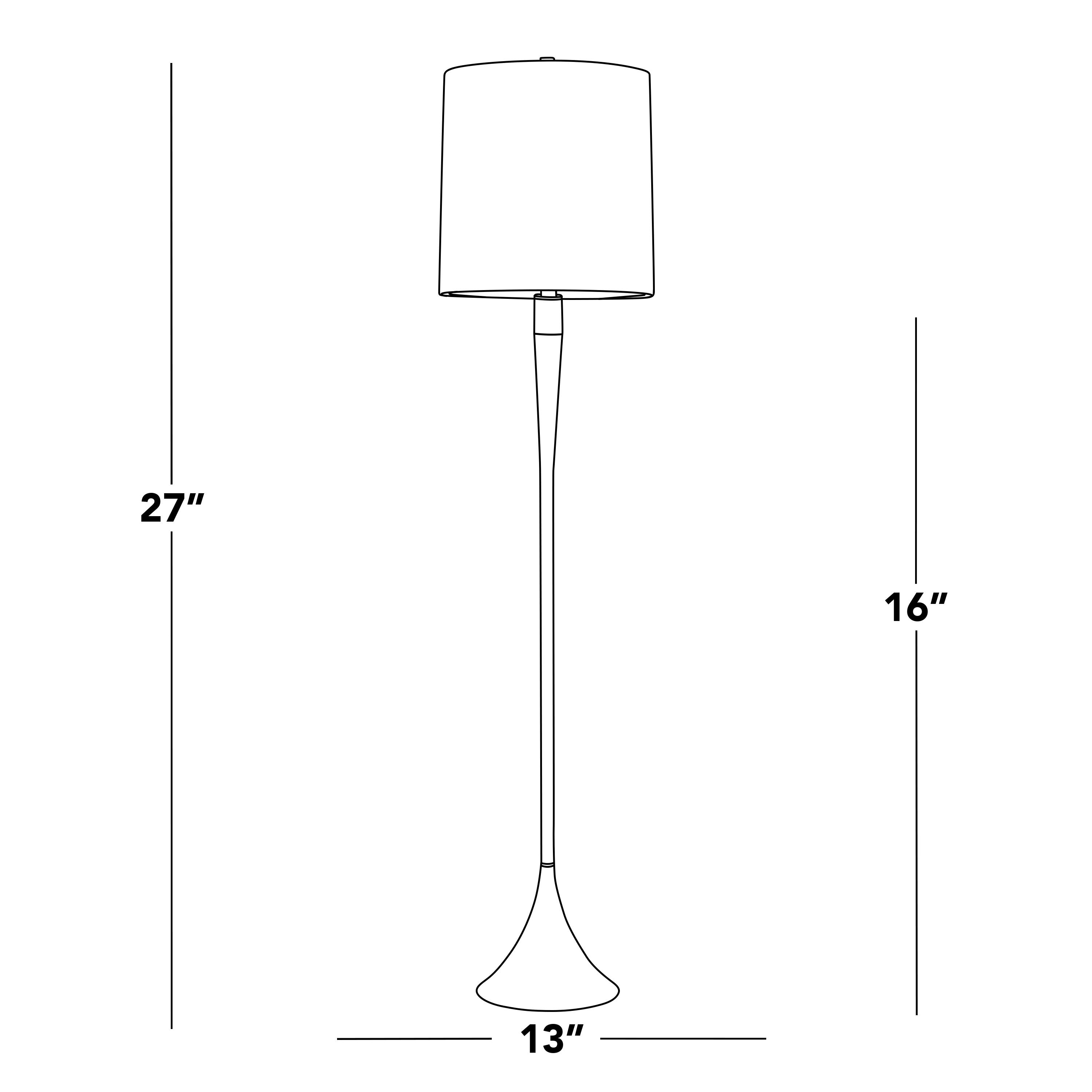27" 16" 13"