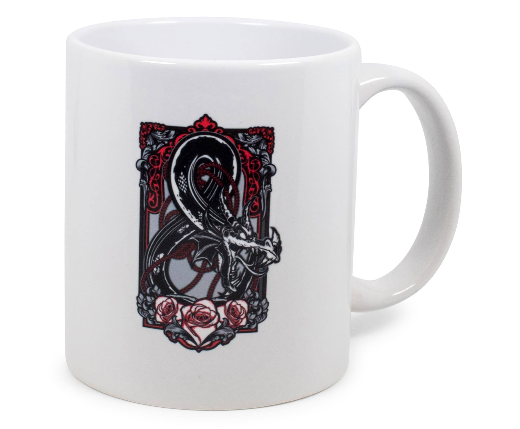 Front. Surreal Entertainment - Dungeons & Dragons Ampersand Ceramic Mug Exclusive | Holds 11 Ounces - White.