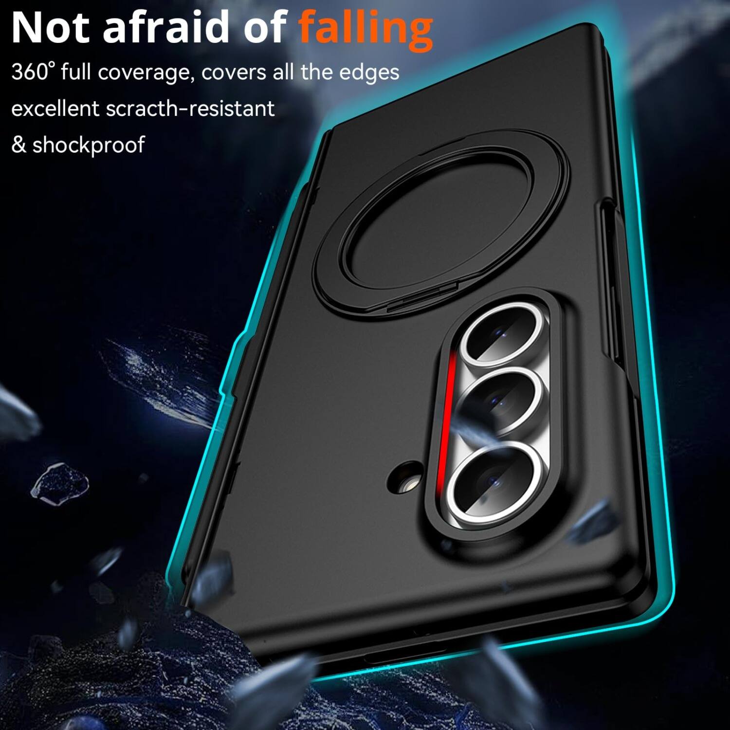 Not afraid of falling  
360° full coverage, covers all the edges  
excellent scratch-resistant & shockproof
