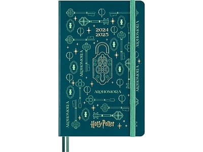 "2024-2025 Moleskine Limited Edition Harry Potter Alohomora 5"" x 8.25"" Academic & Calendar Weekly Planner - Pine Green" price history on PriceWatchPro