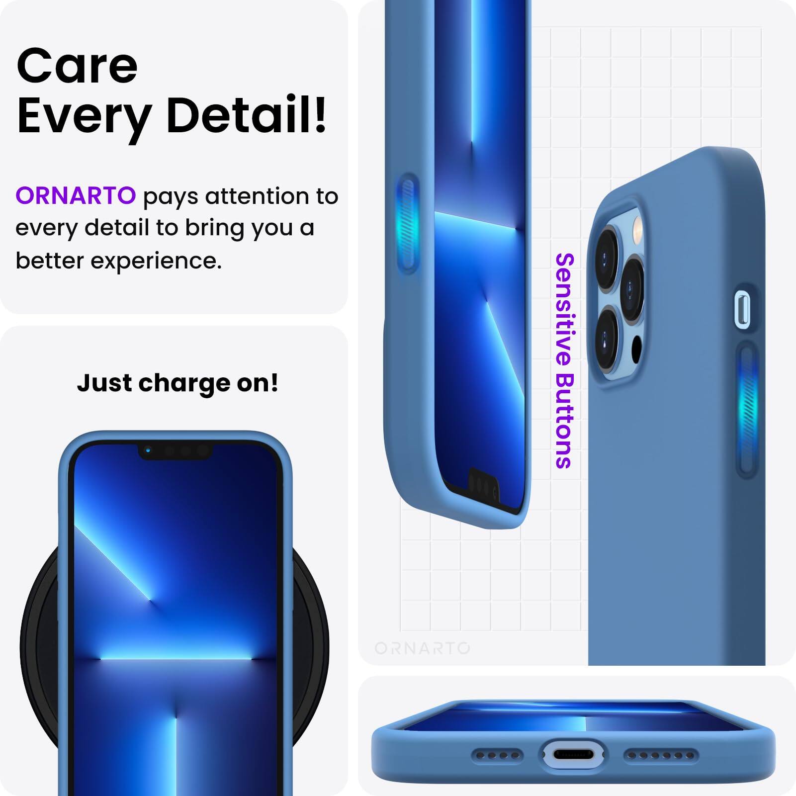 Care Every Detail! ORNARTO pays attention to every detail to bring you a better experience. Just charge on! Sensitive Buttons