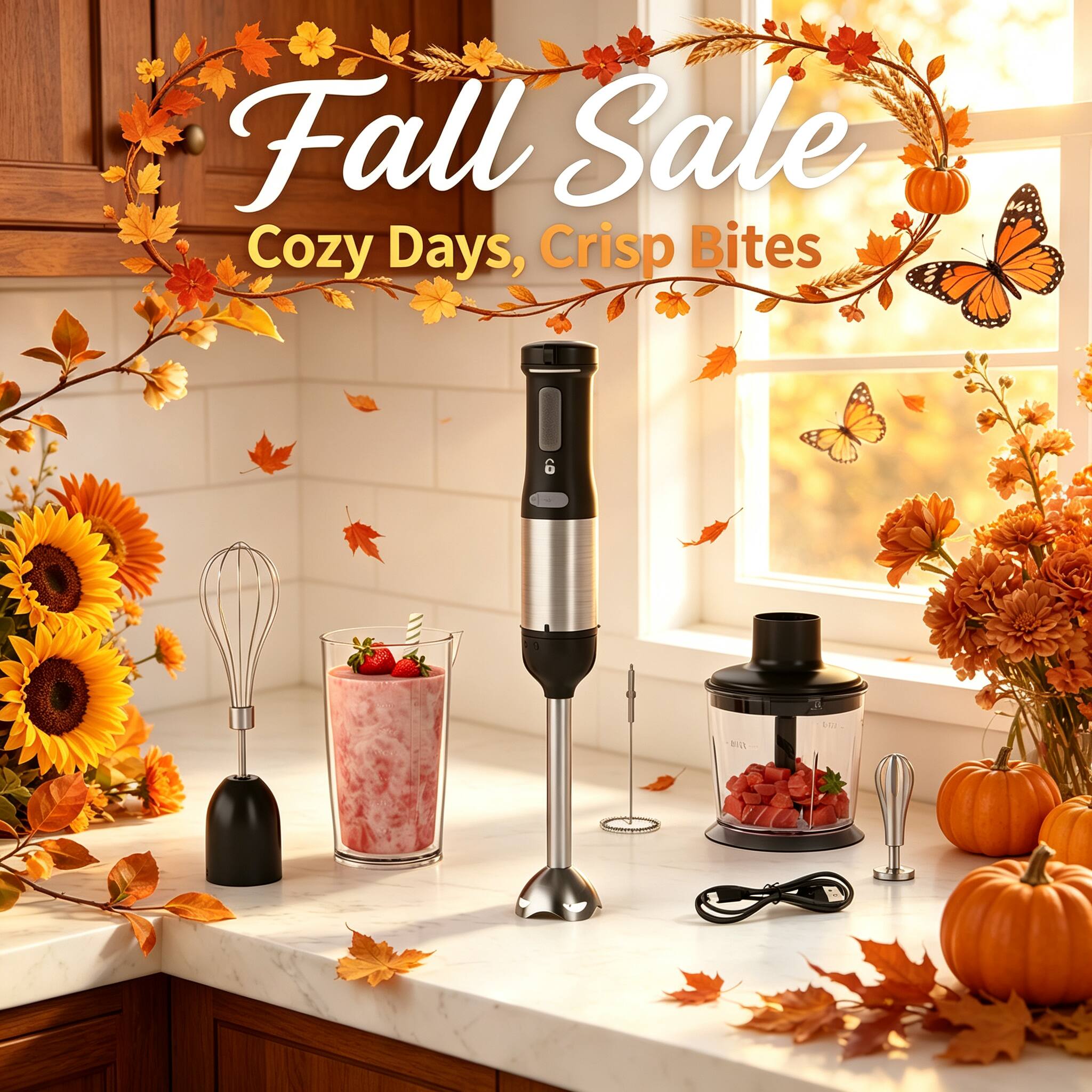 Fall Sale  
Cozy Days, Crisp Bites