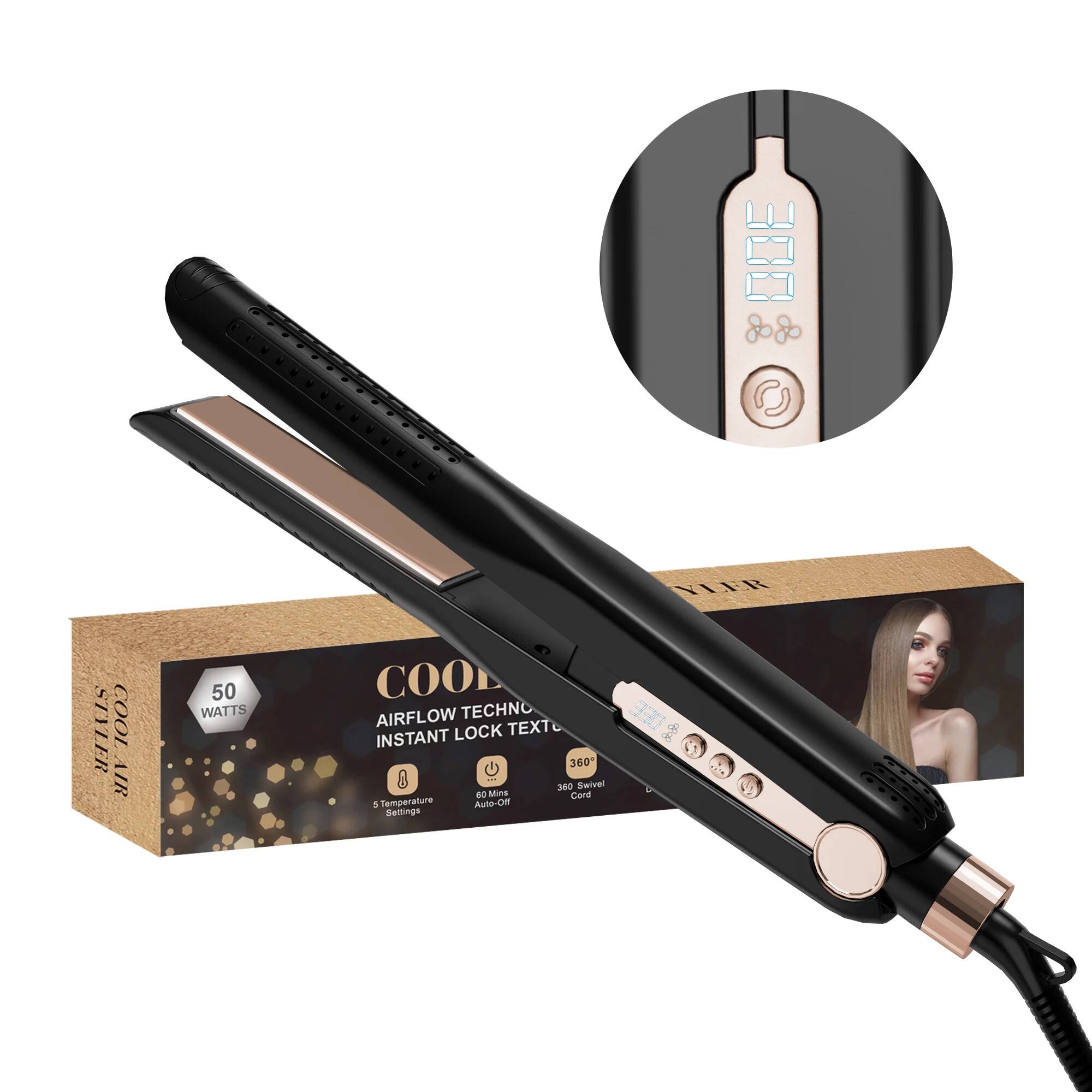 1 - YIF STYLER COOL AIR 50 WATTS AIRFLOW TECHNO LOCK TEXT INSTANT 360° 5 Temperature Settings 60 Mins Auto-Off 360° Swivel Cord