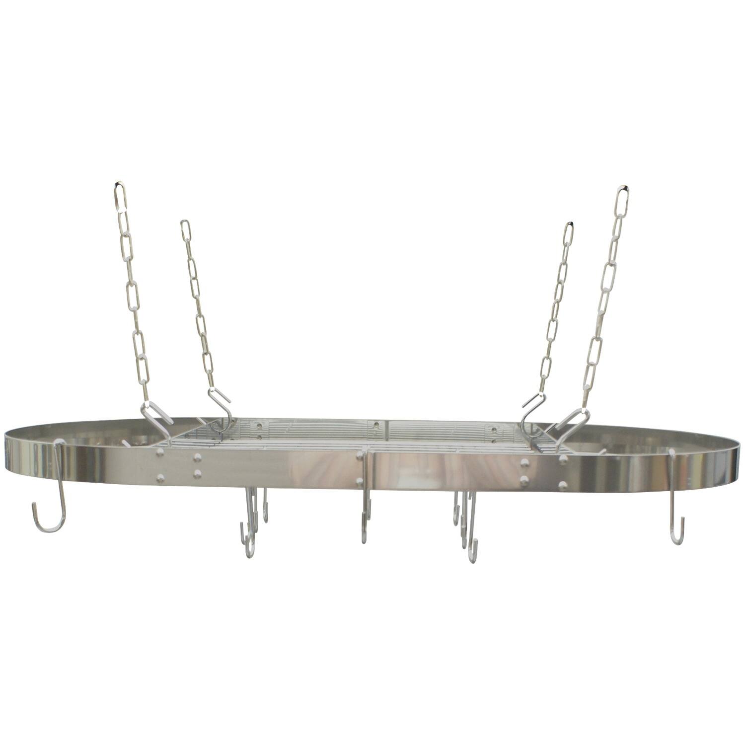 Range Kleen - Oval Hanging Pot Rack Stainless Steel