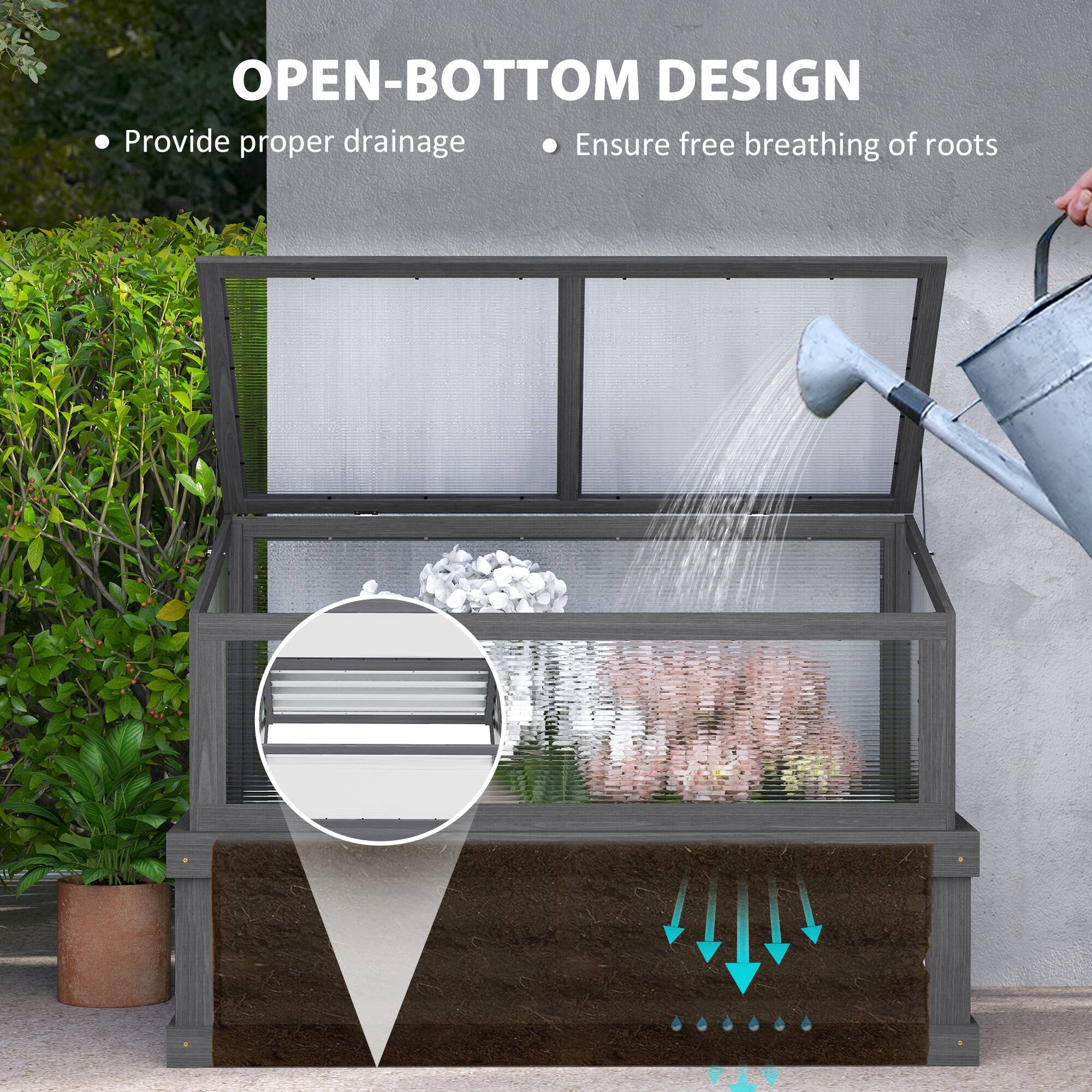 OPEN-BOTTOM DESIGN

Provide proper drainage
Ensure free breathing of roots