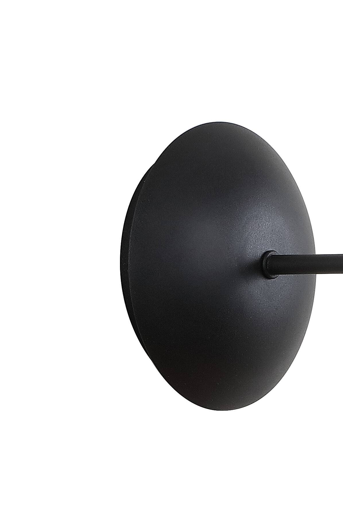 Alt View 2. Jonathan Y - Josef 10" Iron Retro LED Wall Sconce, Black - Black/Brass Gold.