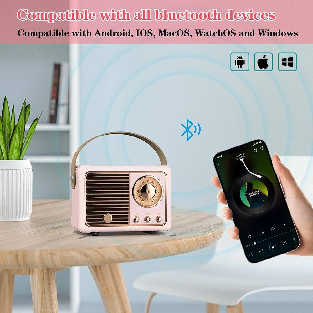Compatible with all bluetooth devices  
Compatible with Android, iOS, MacOS, WatchOS and Windows