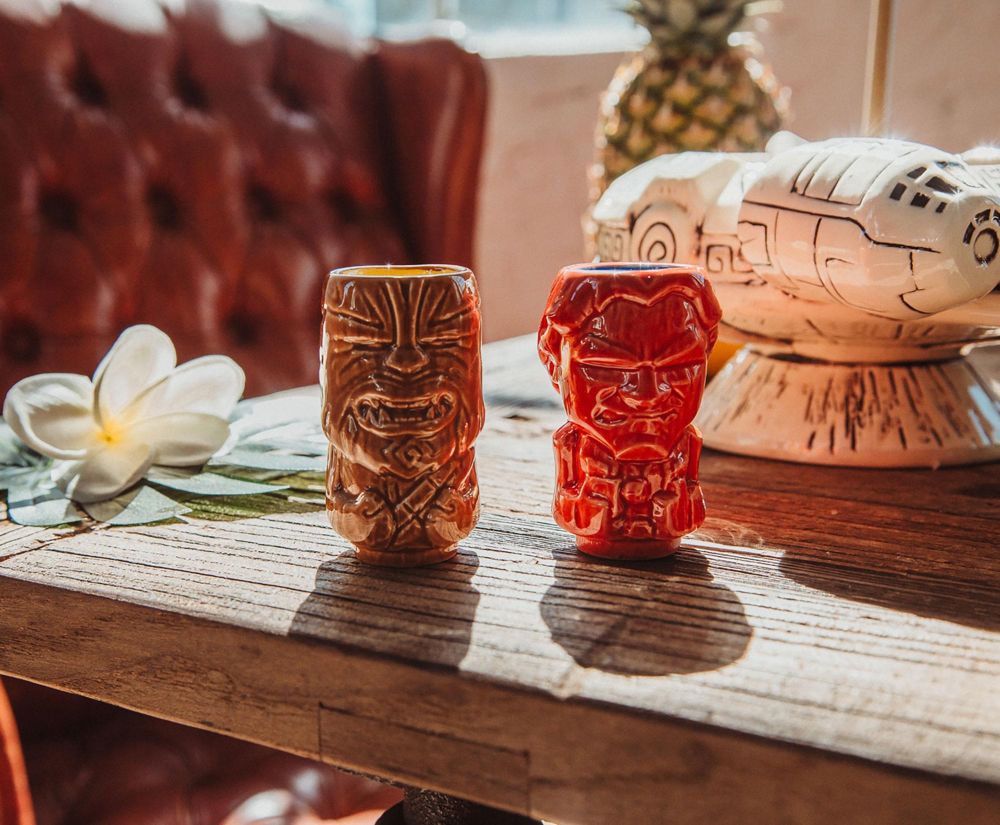 Alt View 5. Star Wars - Geeki Tikis Star Wars Millennium Falcon Punch Bowl Set With Mini Muglets - Brown.