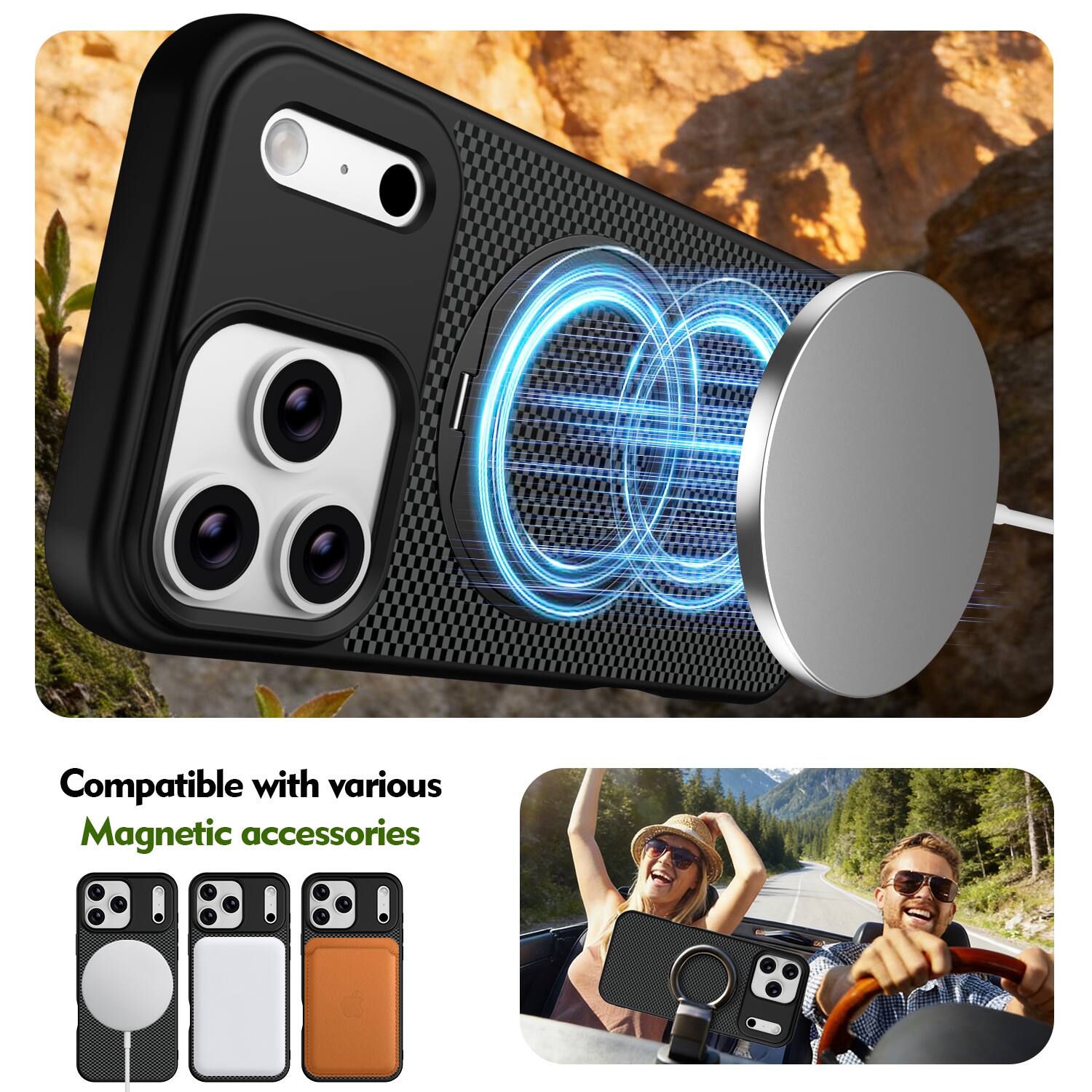 Compatible with various Magnetic accessories