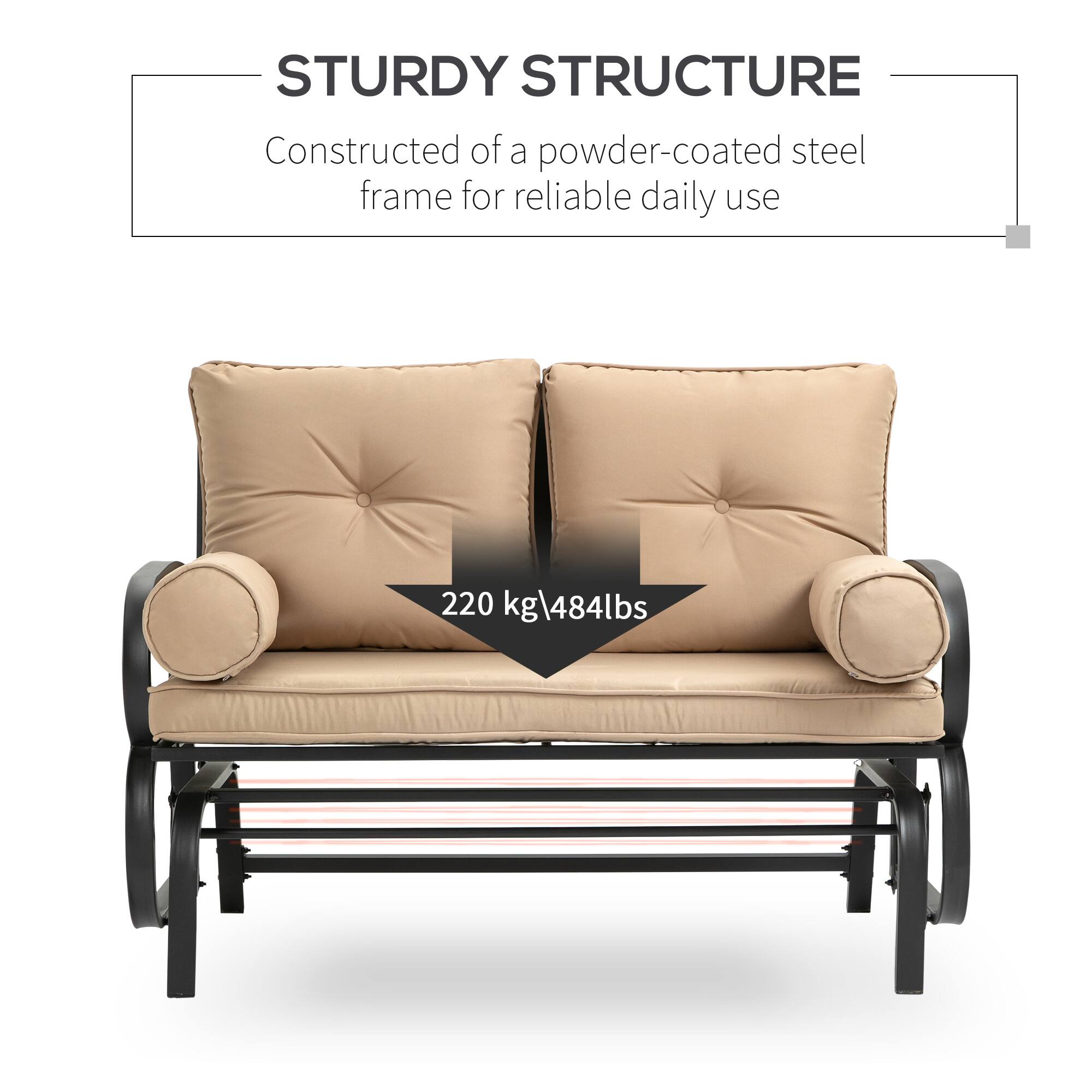 STURDY STRUCTURE
Constructed of a powder-coated steel frame for reliable daily use
220 kg / 484 lbs