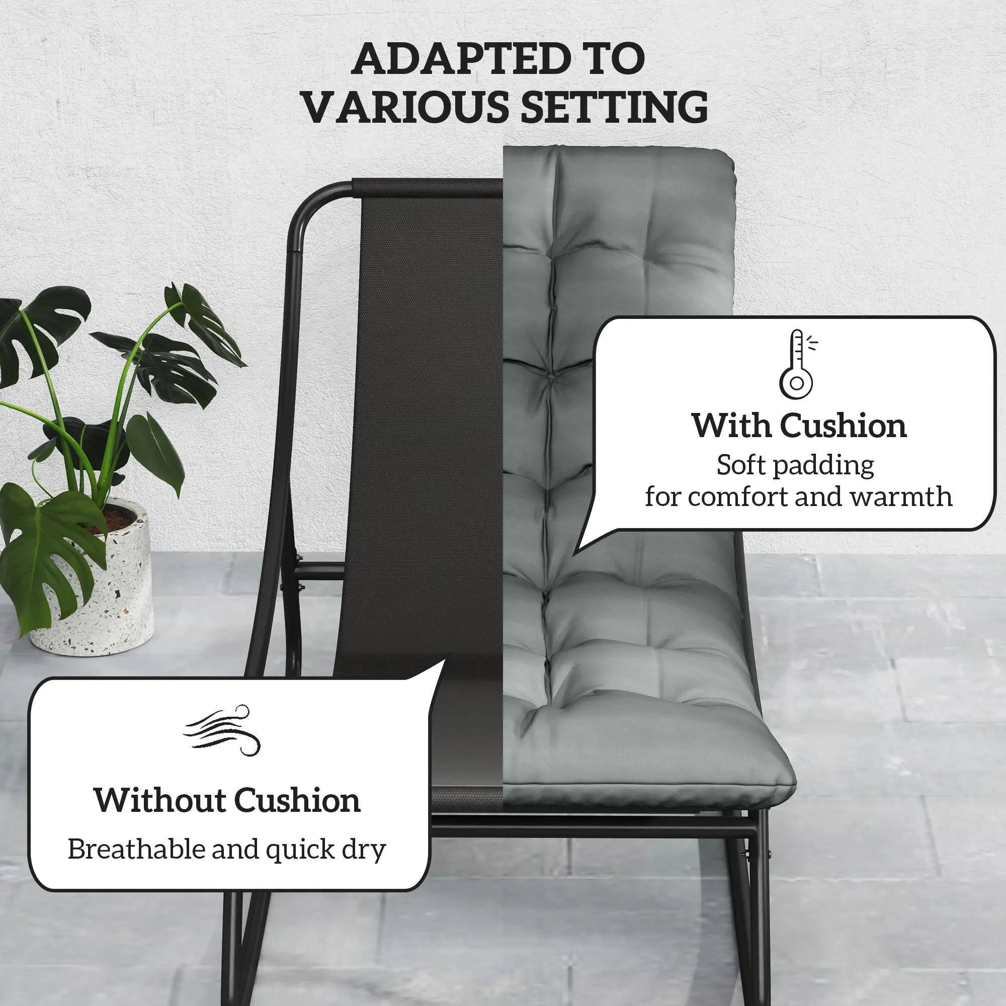 ADAPTED TO VARIOUS SETTINGS

With Cushion  
Soft padding for comfort and warmth

Without Cushion  
Breathable and quick dry
