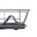 Alt View 1. Sweet Home Collection - Steel 3-Piece Large Countertop Dish Drainer with Drain Board & Utensil Holder - Gray.
