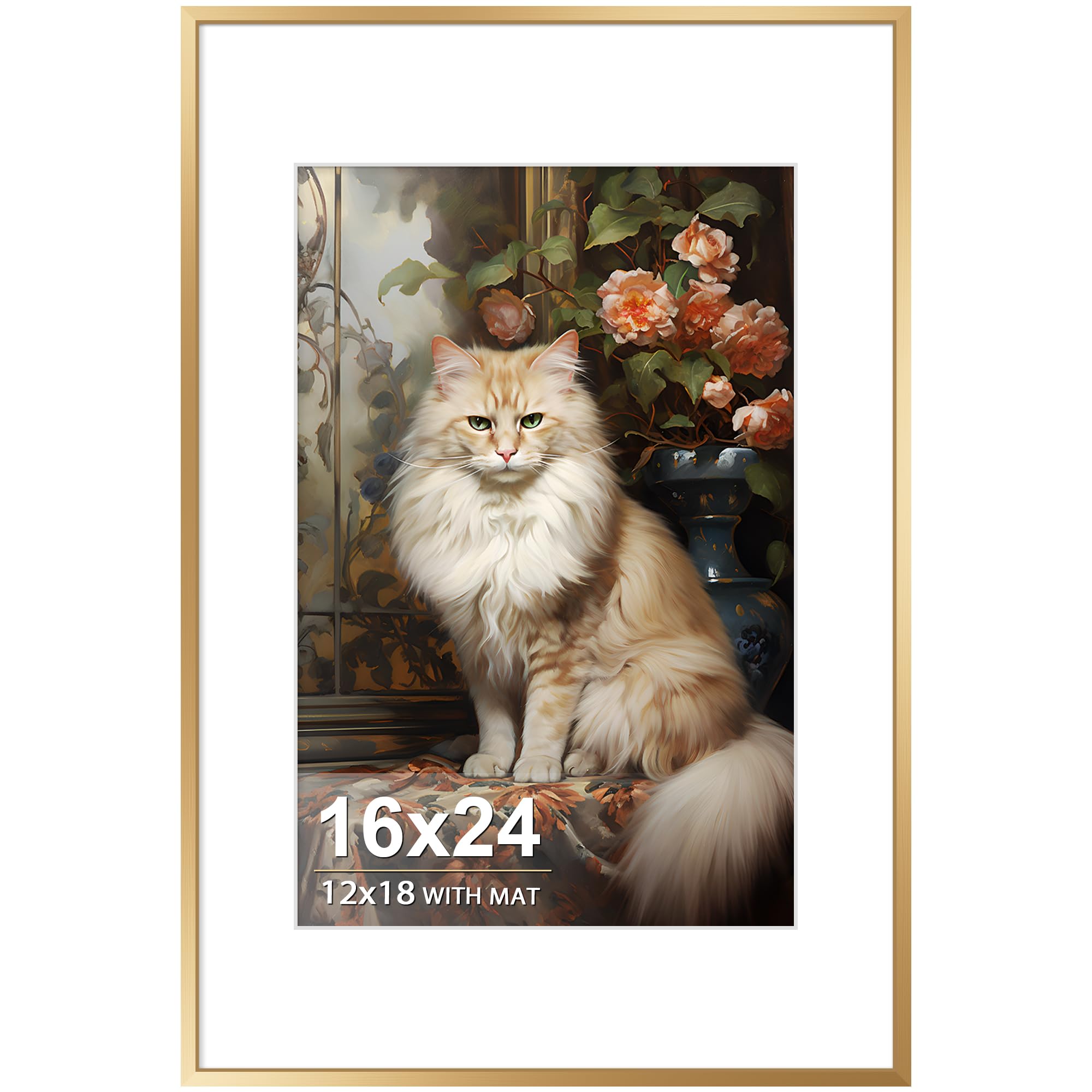 16x24  
12x18 WITH MAT