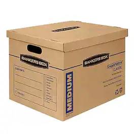 Bankers Box - SmoothMove 19" x 14.5" x 15.5" Moving Box, 8/Carton - Kraft
