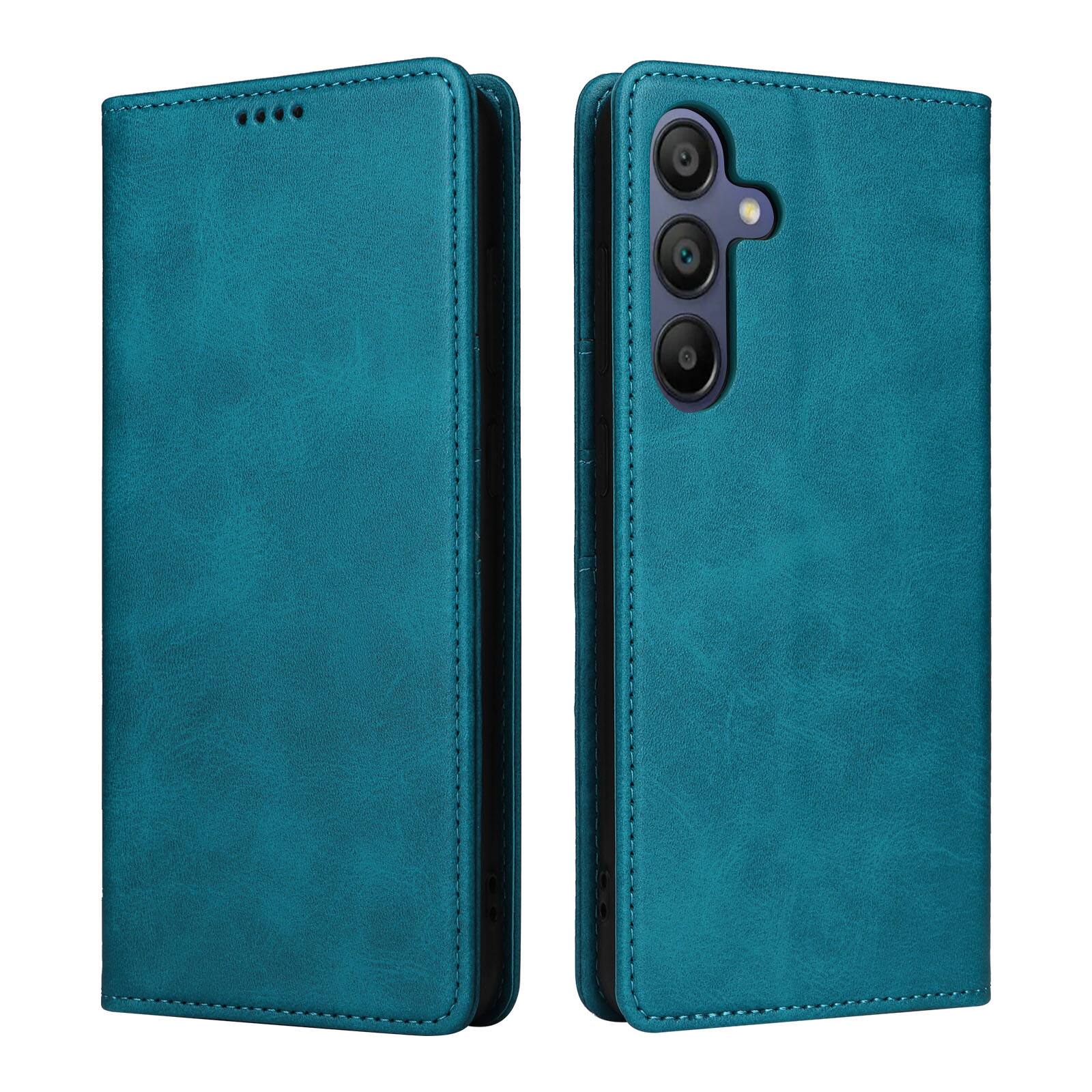 Alt View 2. Dteck - Case for Samsung Galaxy A16 5G,Wallet Case with Card Holder for Women Men,Shockproof PU Leather Flip Kickstand Cover - Bluegreen.