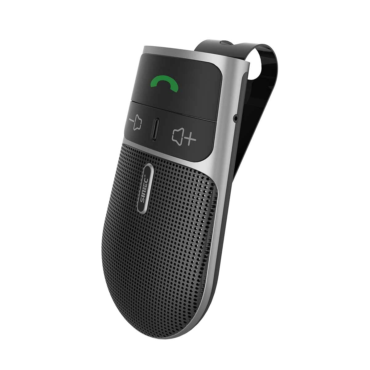 Front. Pacoar Cade - Phone Car Hands Free Cell Support Siri Voice Assistant Auto Power Off Speakerphone Visor Clip - Default.