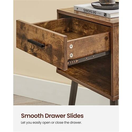 Smooth Drawer Slides  
Let you easily open or close the drawer.