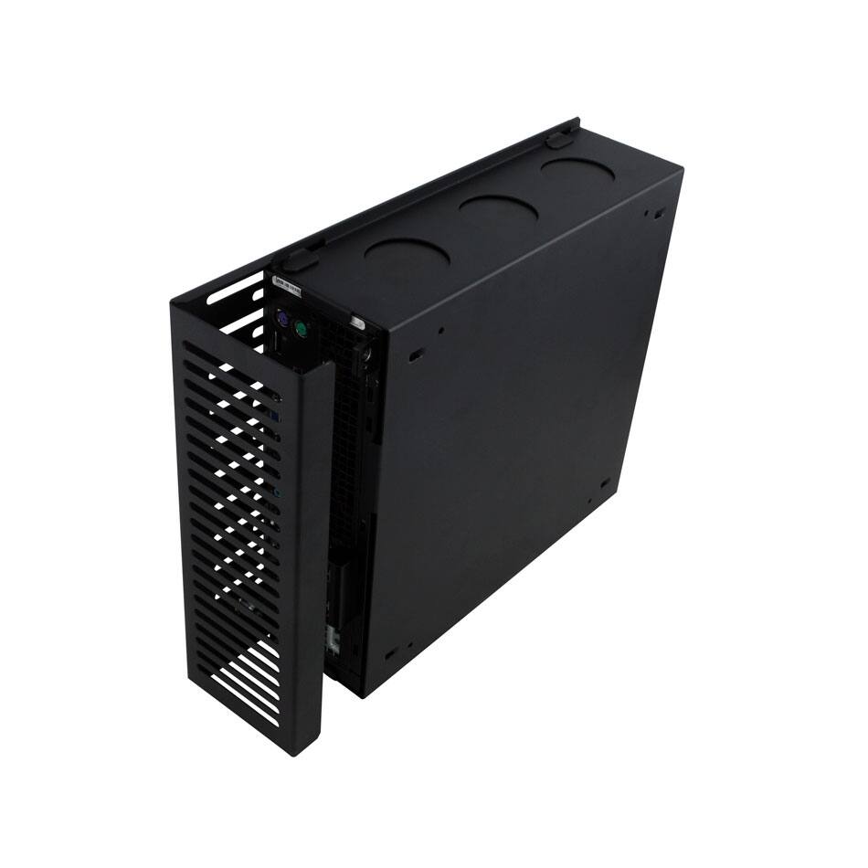 Alt View 1. RackSolutions - RackSolutions 100-E Wall Mount for Dell SFF - Black.