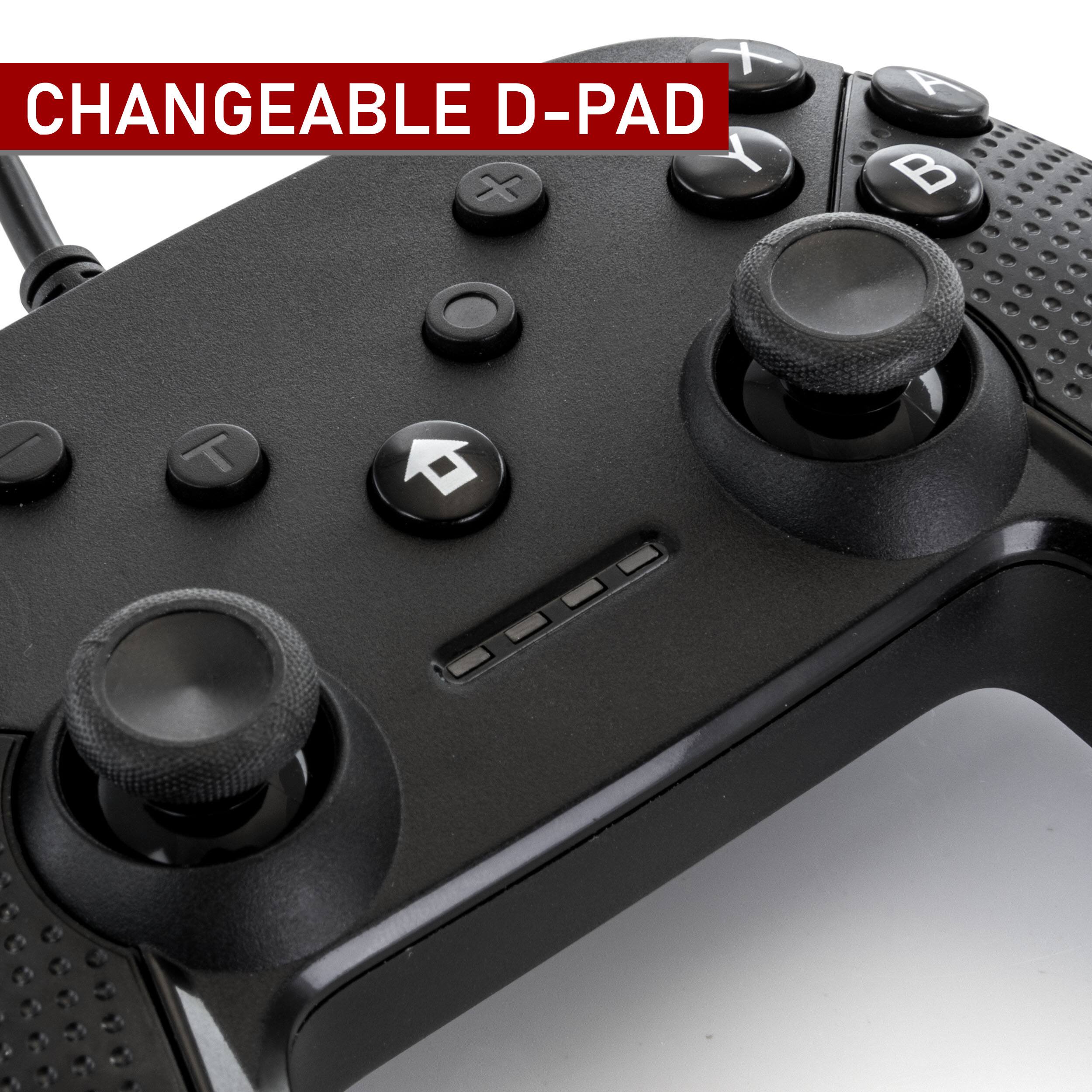 Gamefitz Wired Controller for the Nintendo Switch Black