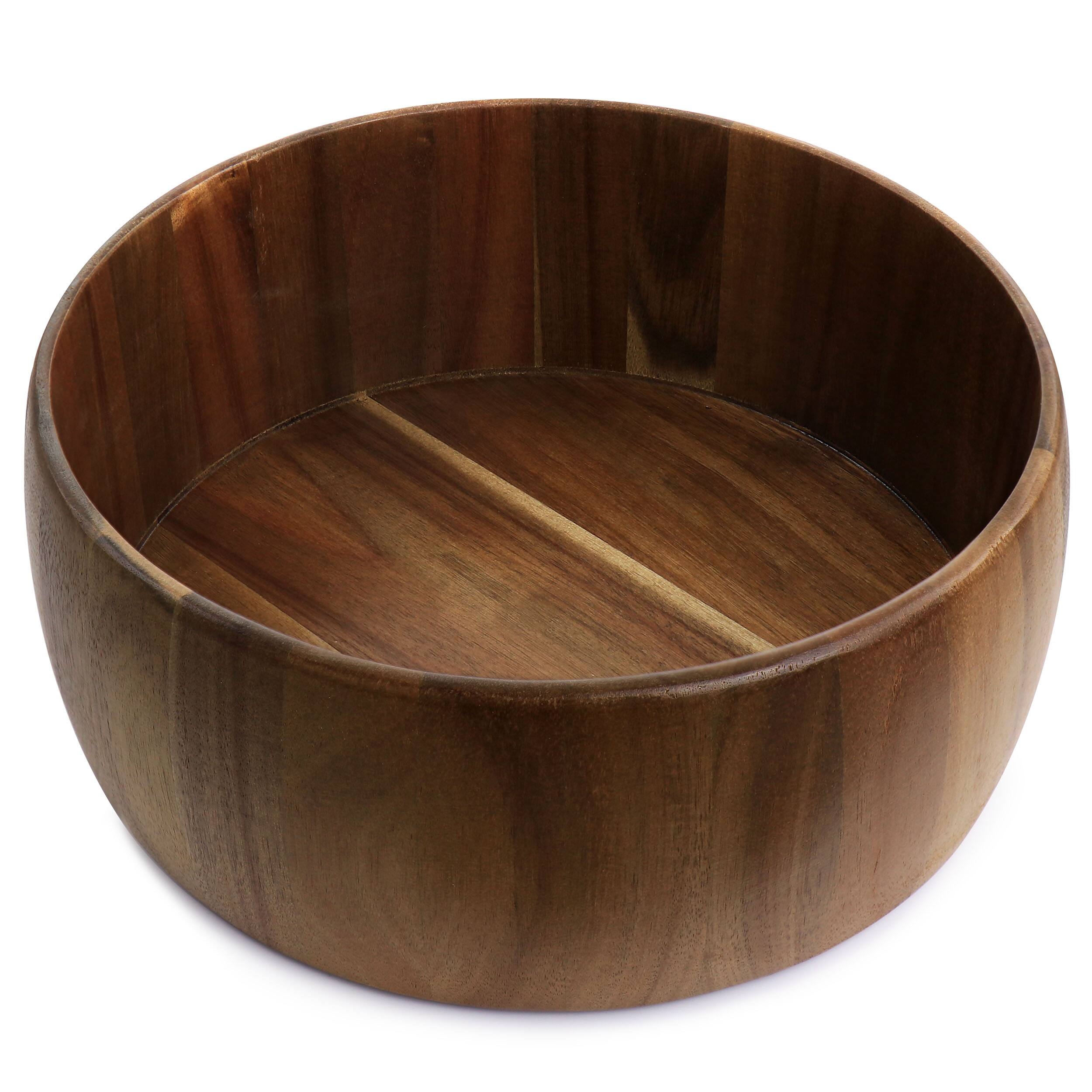 Alt View 3. Gibson - Gibson Elite 3 Piece Acacia Wood Salad Bowl and Spoon Set in Brown - Brown.