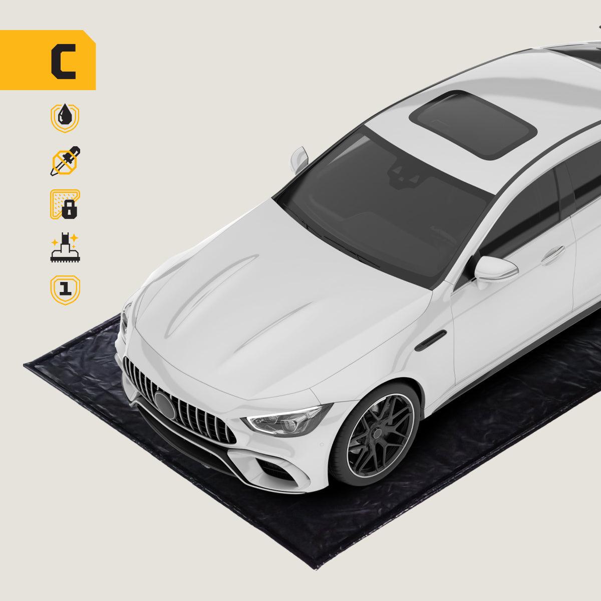 Front. AutoFloorGuard - Auto Floor Guard - Black.