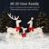 4ft 2D Deer Family
Enjoy a 2-dimensional reindeer family of three featuring a buck, doe, and fawn