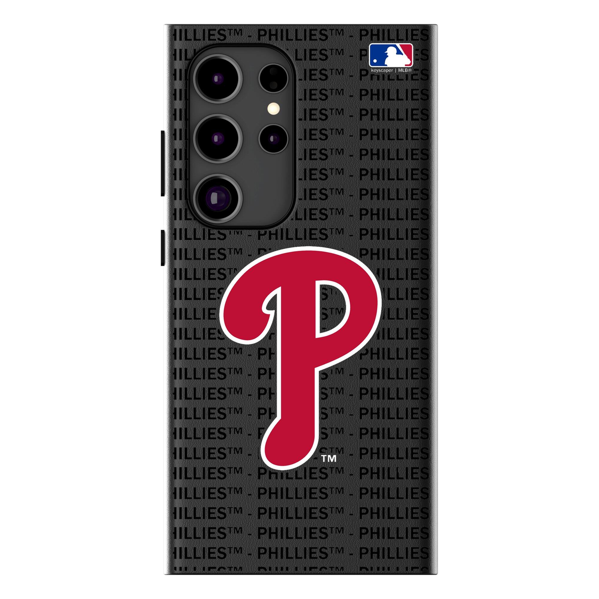 Keyscaper - MLB - Philadelphia Phillies - Text Backdrop Galaxy Magnetic Bump Case - S24 Ultra - Black price history on PriceWatchPro