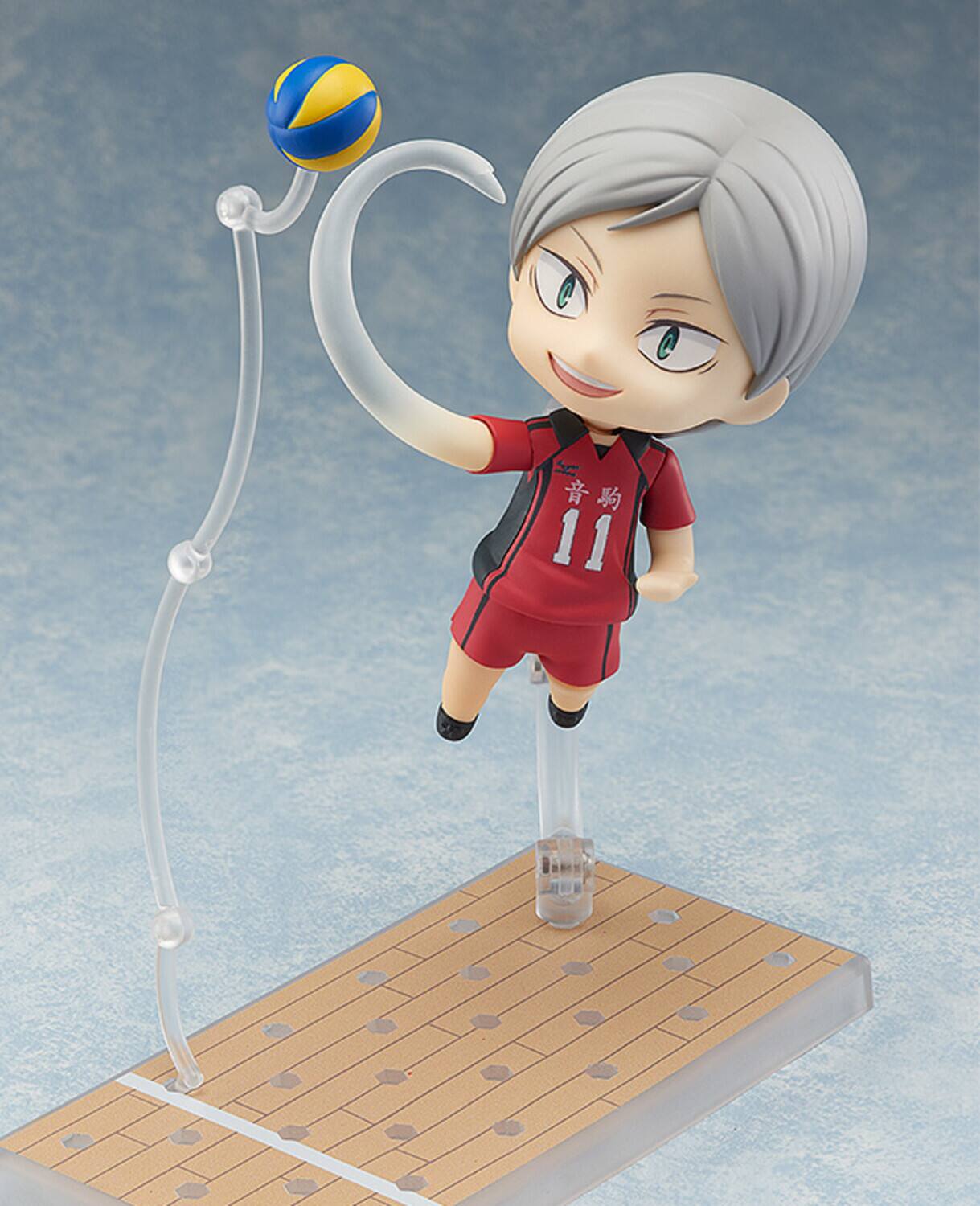 Alt View 2. Good Smile Company - Good Smile - Haikyu!! - Lev Haiba Nendoroid Action Figure   - Collectibles - Multicolor.