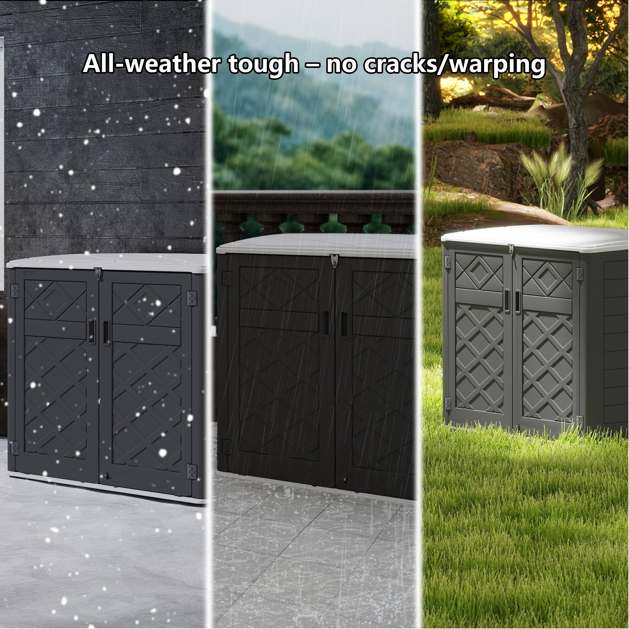 All-weather tough - no cracks/warping