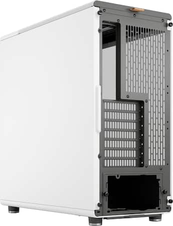 Fractal Design North Chalk White with Oak Front and Clear TG Side Fractal Design North Chalk White with Oak Front and Clear TG Side
