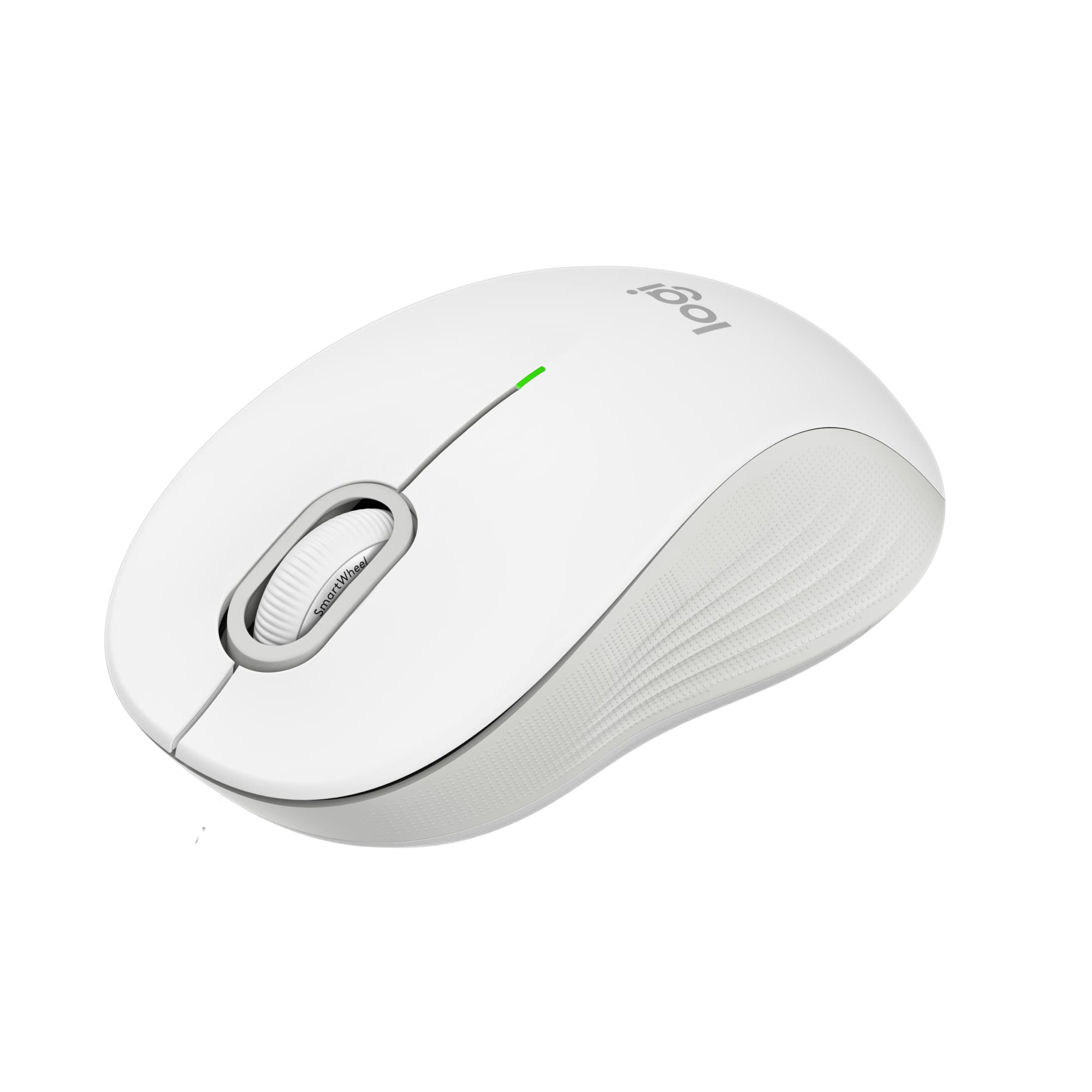 Logitech - Signature M550 Wireless Bluetooth Optical Ambidextrous Mouse with Silent Clicks - Wireless - Off-White - Front_Zoom