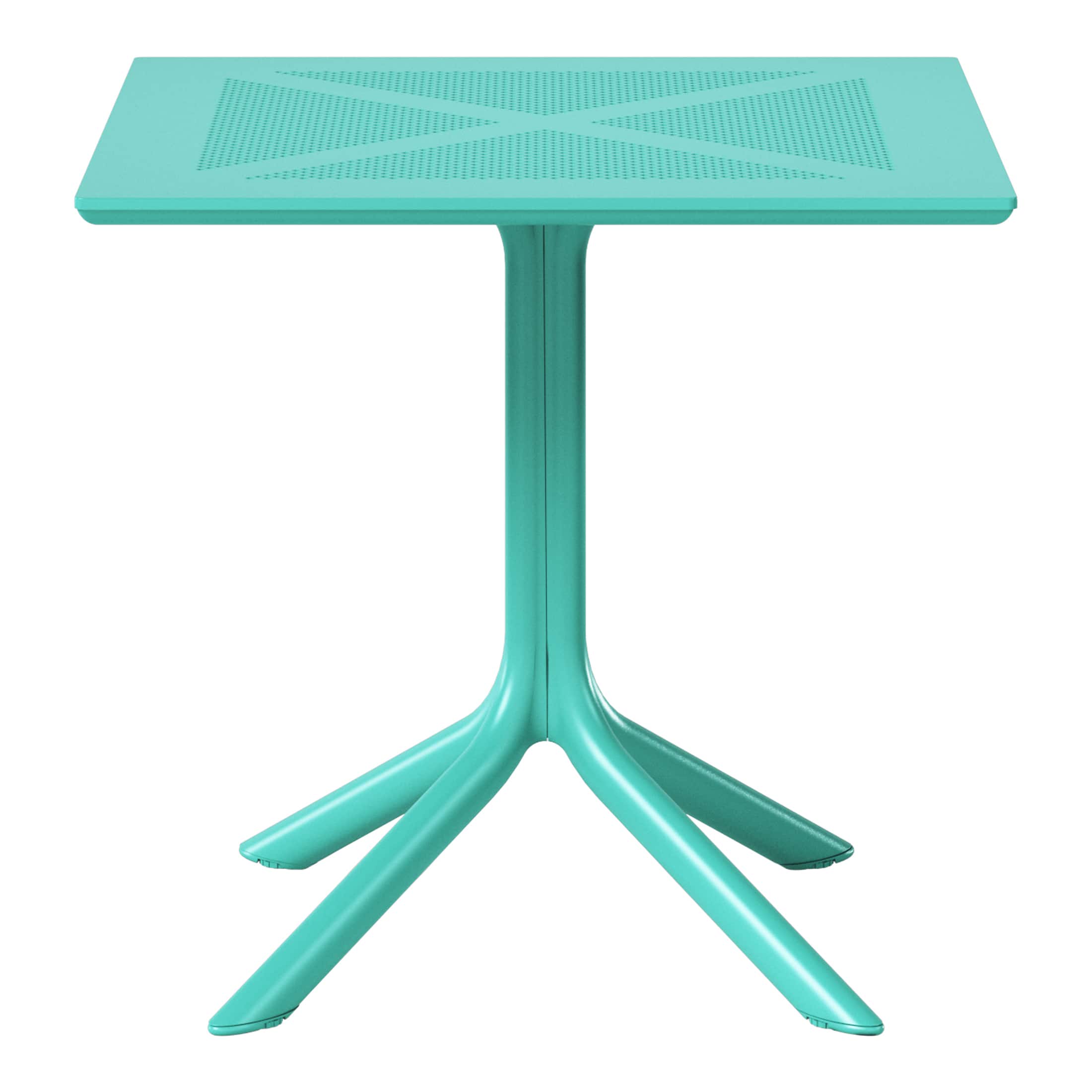 "WestinTrends - Playa 31.5"" Square Plastic Outdoor Patio Dining Table for 4 - Turquoise" price history on PriceWatchPro