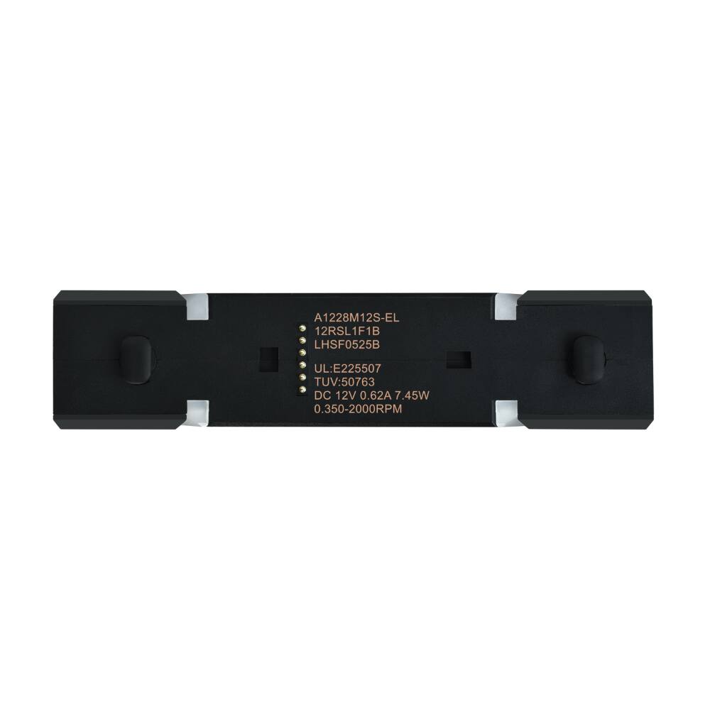 A1228M12S-EL  
12RSL1F1B  
LHSF0525B  
UL:E225507  
TUV:50763  
DC 12V 0.62A 7.45W  
0.350-2000RPM