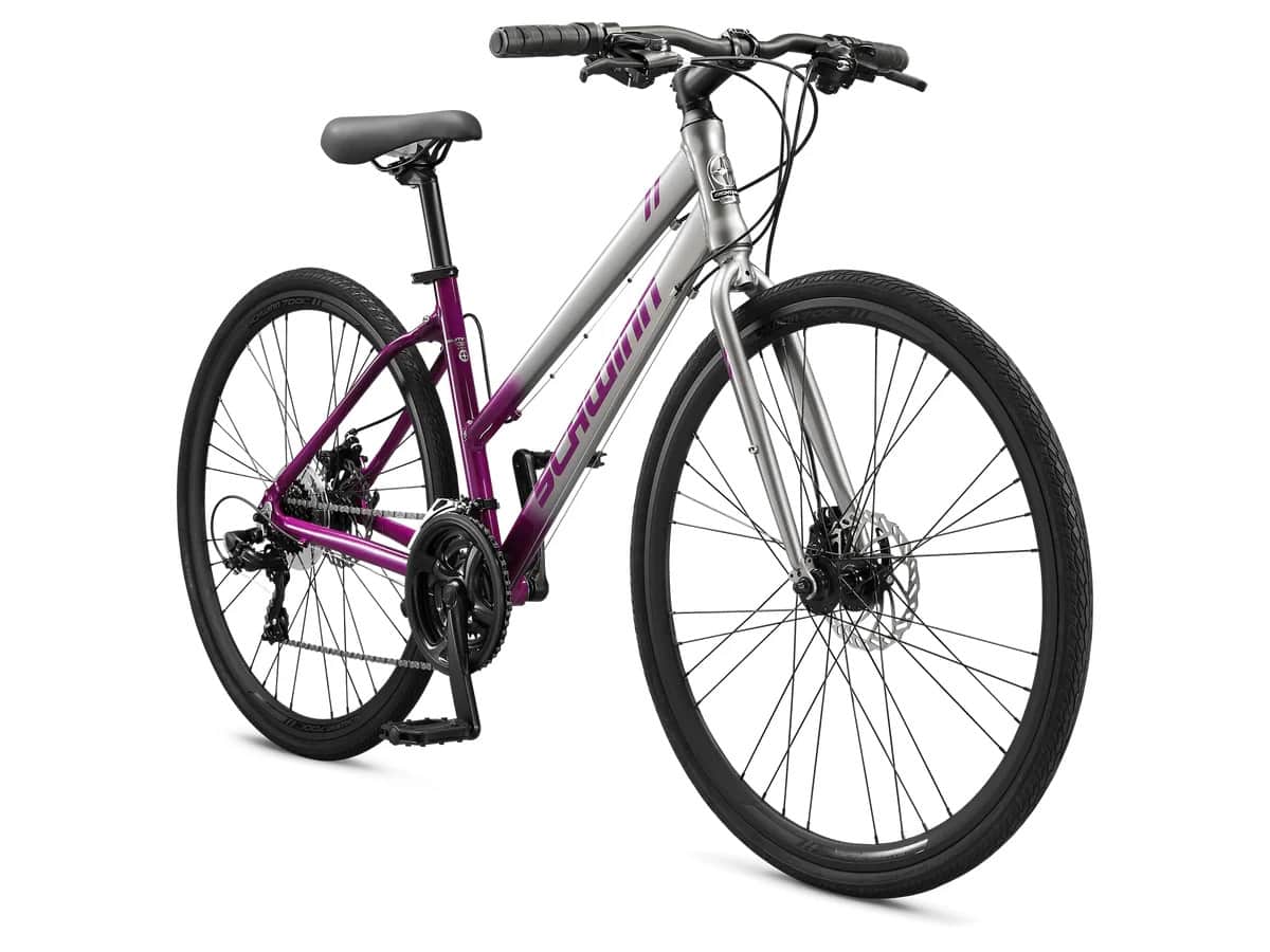Front. Schwinn - SCHWINN 28" L CIRCUIT WOMEN BIKE 21 SPEED GREY/PURPLE S8123TG - GRAY-PURPLE - Gray Purple.
