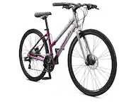 Front. Schwinn - SCHWINN 28" L CIRCUIT WOMEN BIKE 21 SPEED GREY/PURPLE S8123TG - GRAY-PURPLE - Gray Purple.