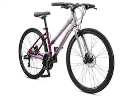Schwinn - 28" L CIRCUIT WOMEN BIKE 21 SPEED GREY/PURPLE S8123TG - GRAY-PURPLE - Gray Purple