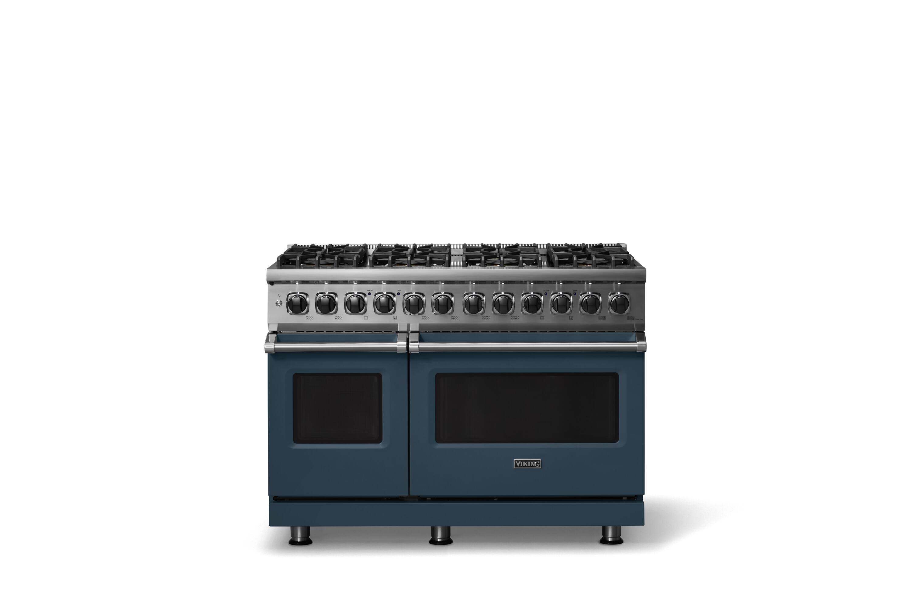 Alt View 3. Viking - 5-Series Gas Open Burner Range - Squall.