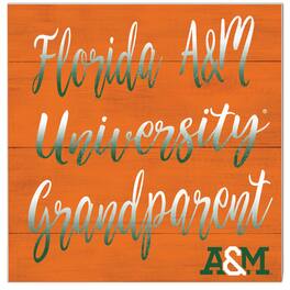 Jardine - Florida A&M Rattlers 10'' x 10'' Grandparent Plaque - Green