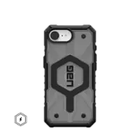 UAG - Pathfinder Clear Case with Magsafe for Apple iPhone 16e - Ash - Front_Zoom