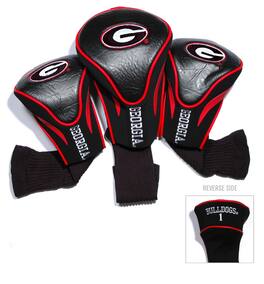 Team Golf - Georgia Bulldogs 3-Pack Contour Headcover Set - Multicolor