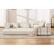 Alt View 7. KERDOM - L-Shaped Corduroy Couch Chaise Lounge, 78'' Foldable Sofa Bed 2pcs Combined, Spliced Block Modular Sectional Sponge Sofa - Beige.