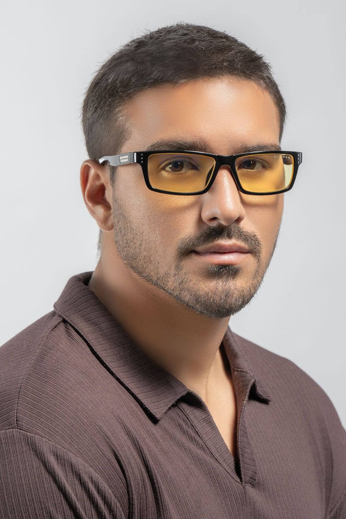 Alt View 2. GUNNAR - GUNNAR Gaming Glasses  -  Vertex, Moss, Amber Lens - Blue Light Blocking, Relieve Dry Eye, Anti Glare - Moss.