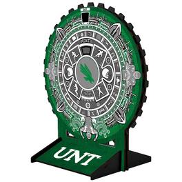 Fan Creations - North Texas Mean Green Aztec Circle Desk Calendar - Multicolor