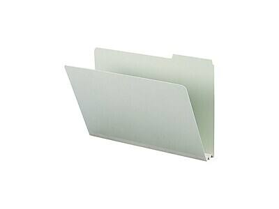 Alt View 4. Smead - Smead 60% Recycled Heavy Duty File Folder, 1/3-Cut Tab, Legal Size, Gray/Green, 25/Box (18234) - Gray/Green.