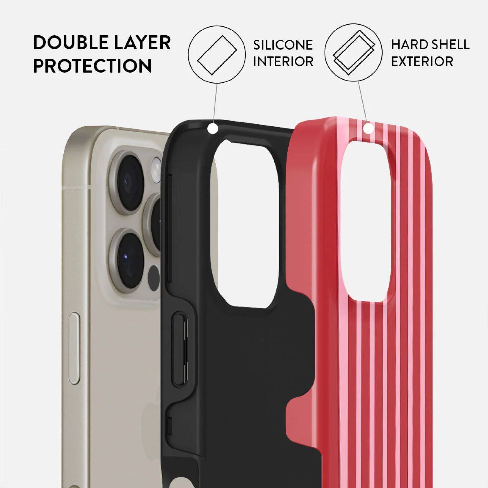 DOUBLE LAYER PROTECTION  
SILICONE INTERIOR  
HARD SHELL EXTERIOR