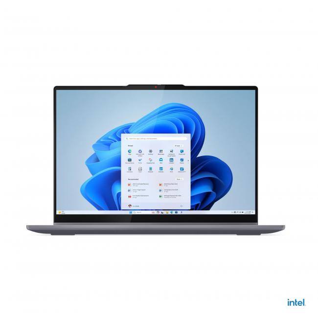 Alt View 1. Lenovo - Lenovo IdeaPad 5i 16" WUXGA IPS Touchscreen Convertible 2-in-1 Notebook Intel Core Ultra 5 225U 16GB RAM 512GB SSD Luna - Luna Grey.