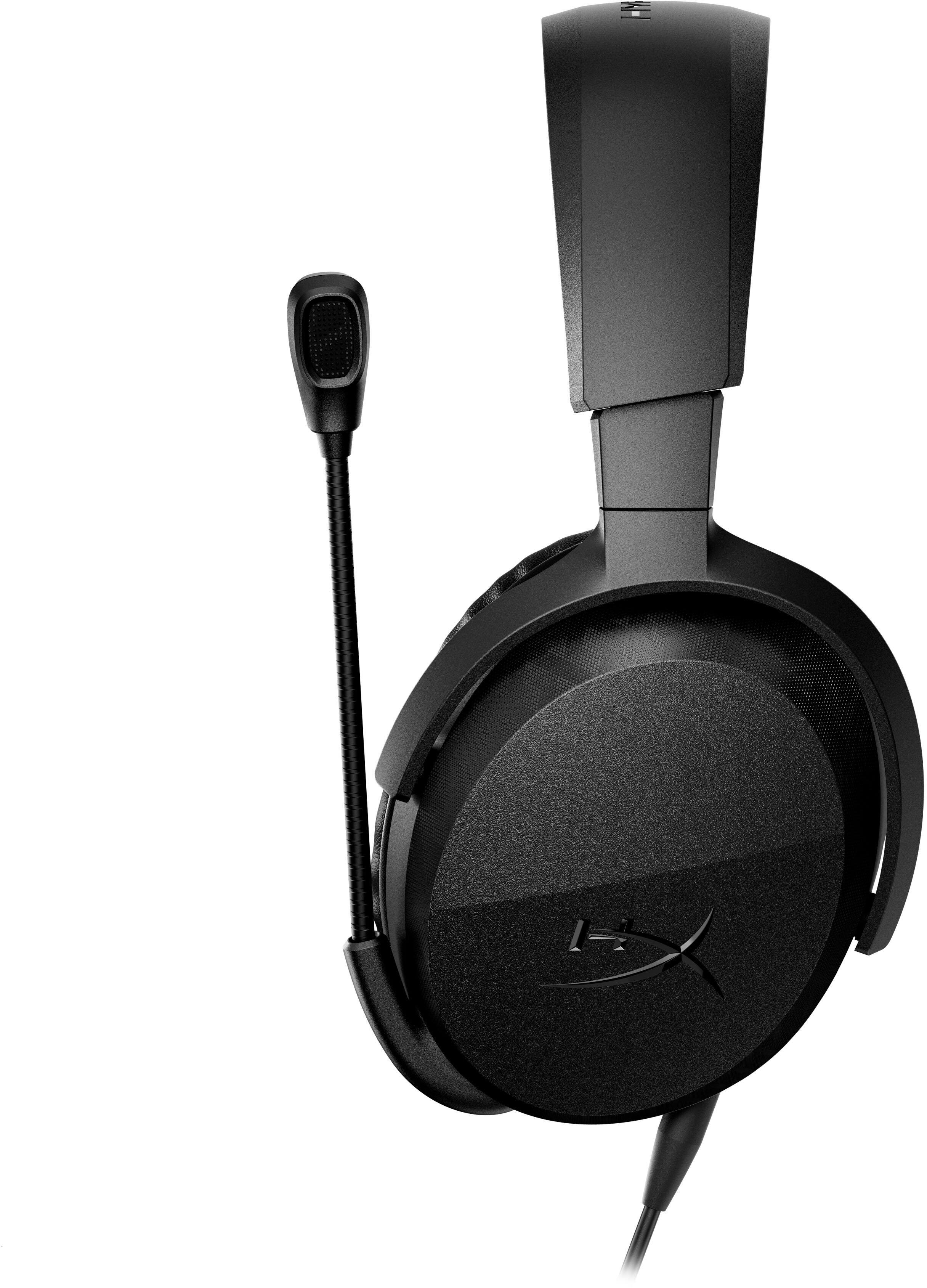 Left. HyperX - Cloud Stinger 3 Wired Gaming Headset w/ Adjustable Headband for PC, PS5, Xbox, Nintendo Switch, and Mobile - Black.