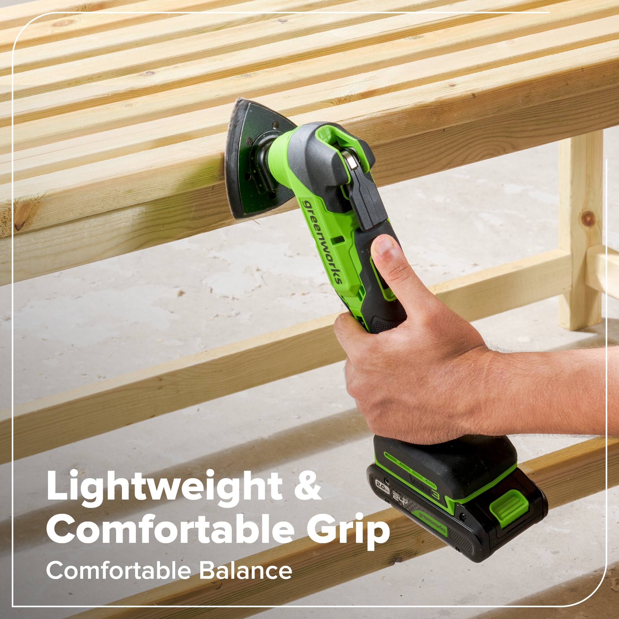 greenworks Lightweight & K03 P Comfortable Grip & Comfortable Balance