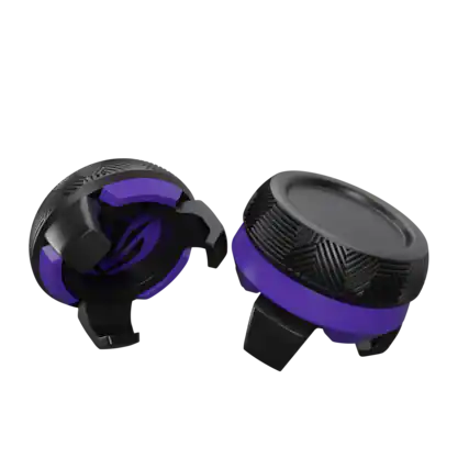 Front. ELO - ELO - Ascend Pro Gaming Thumbsticks for PlayStation 5, Xbox & Nintendo Switch 2 Pro Controller - High & Low Rise - Black - Black.